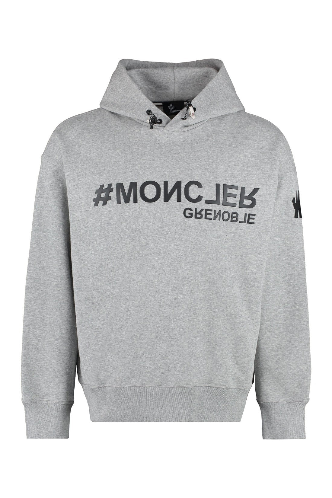 Moncler Grenoble-OUTLET-SALE-Logo cotton hoodie-ARCHIVIST