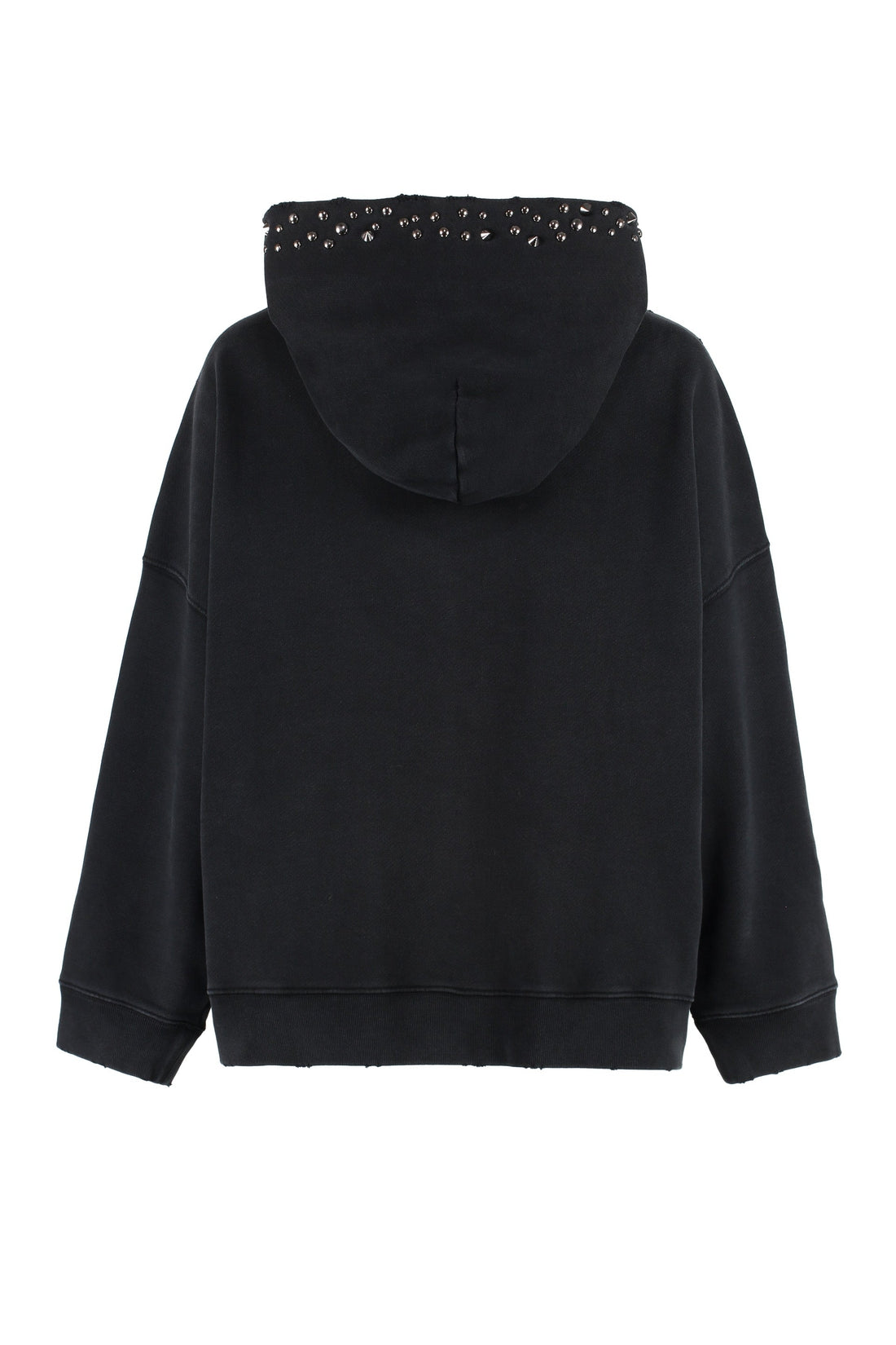 Versace-OUTLET-SALE-Logo cotton hoodie-ARCHIVIST