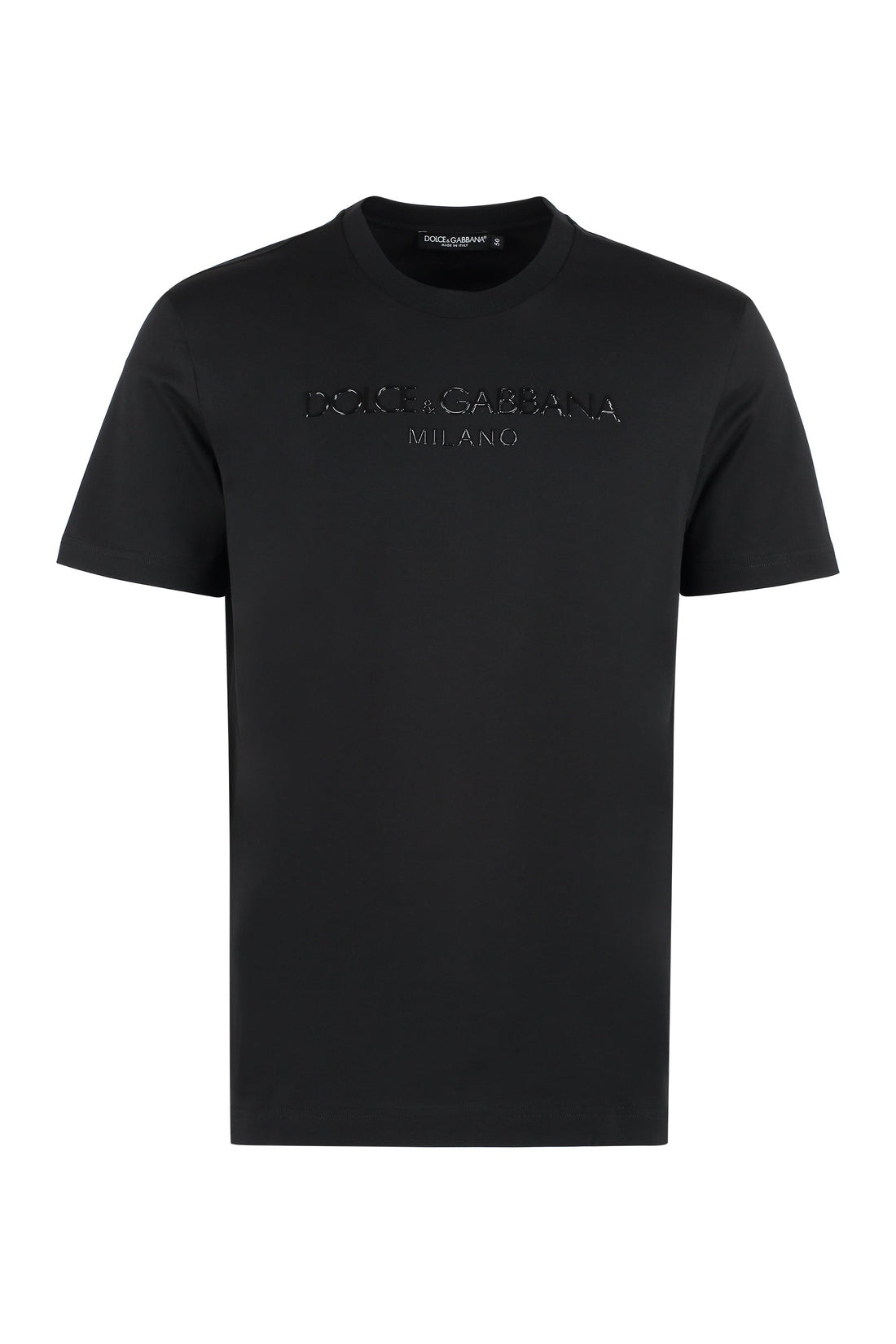 Dolce & Gabbana-OUTLET-SALE-Logo cotton t-shirt-ARCHIVIST