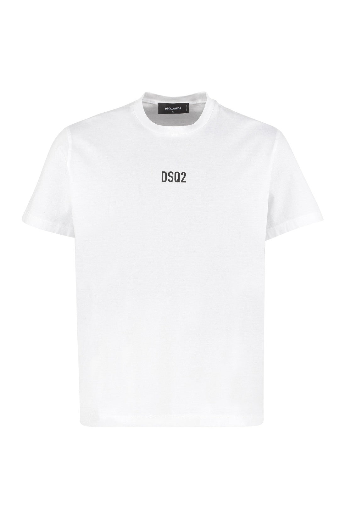 Dsquared2-OUTLET-SALE-Logo cotton t-shirt-ARCHIVIST