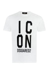 Dsquared2-OUTLET-SALE-Logo cotton t-shirt-ARCHIVIST