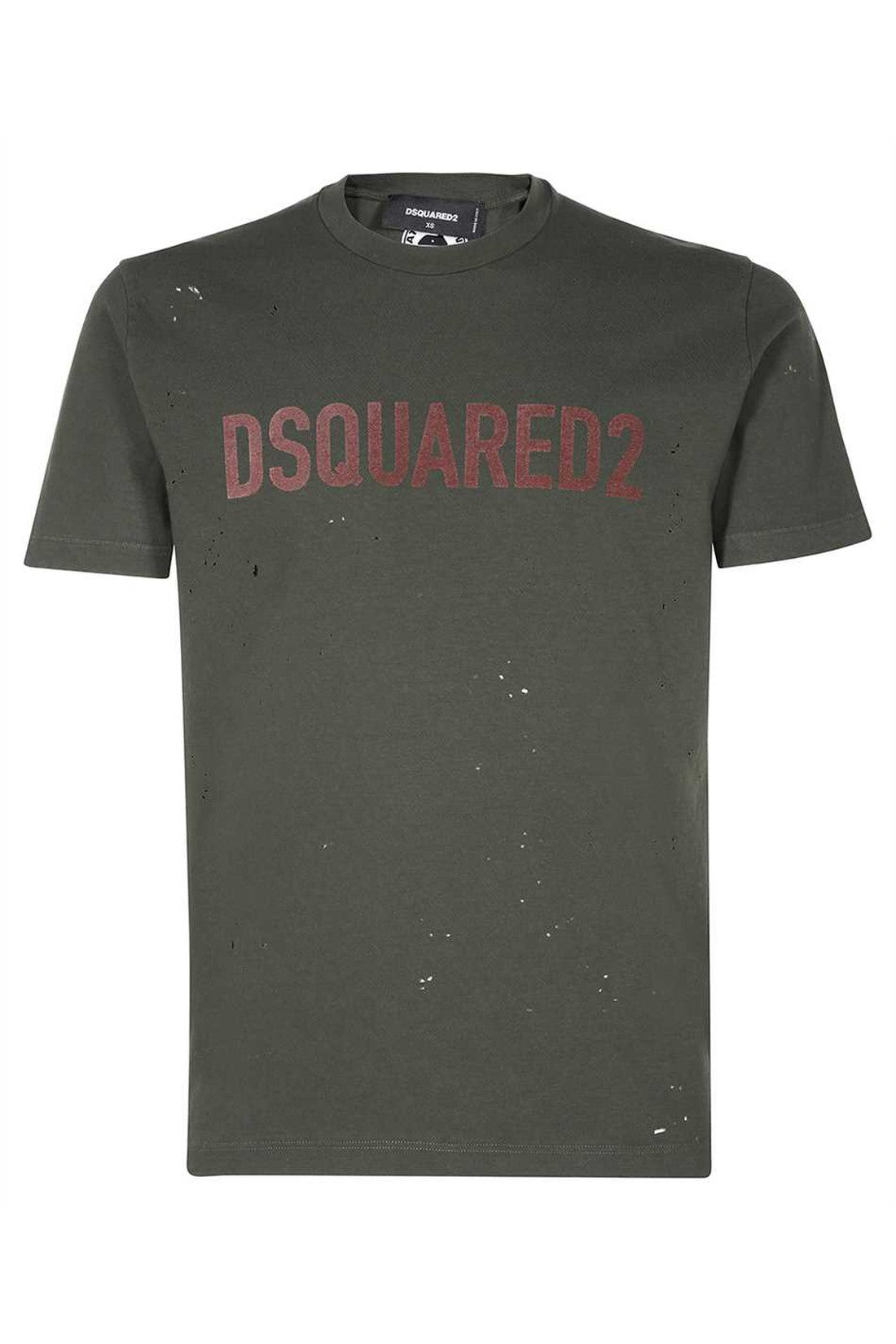 Dsquared2-OUTLET-SALE-Logo cotton t-shirt-ARCHIVIST