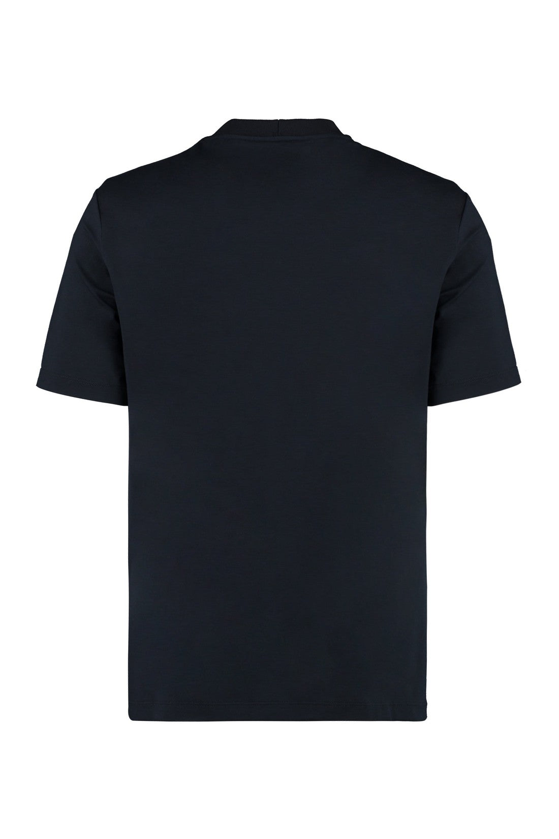 Giorgio Armani-OUTLET-SALE-Logo cotton t-shirt-ARCHIVIST