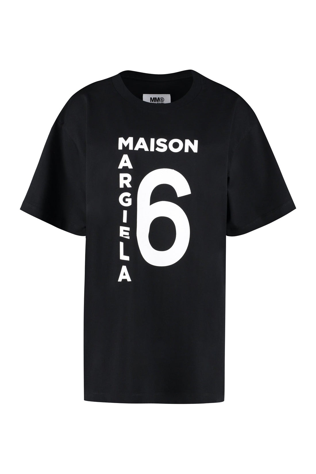 MM6 Maison Margiela-OUTLET-SALE-Logo cotton t-shirt-ARCHIVIST