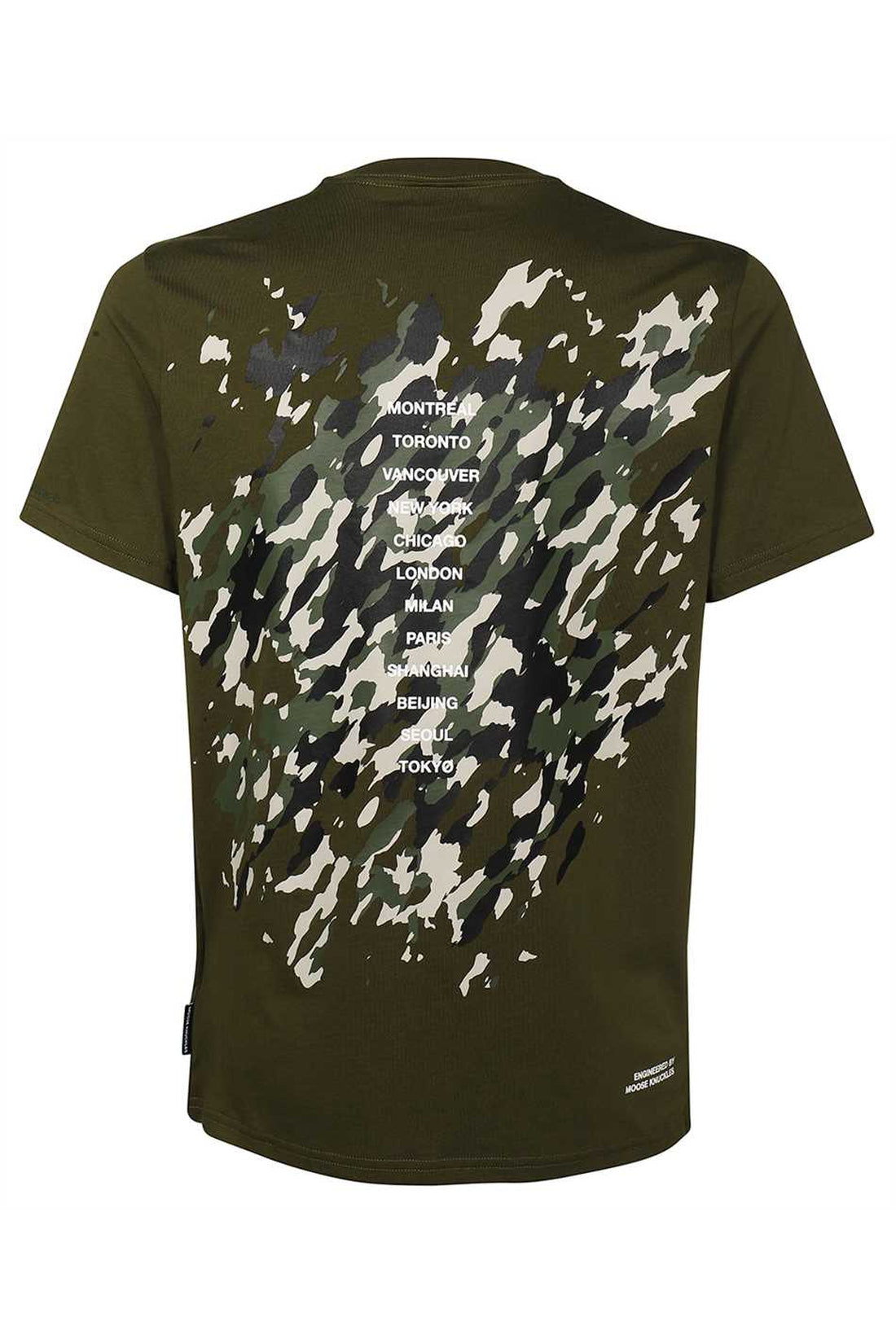 Moose Knuckles-OUTLET-SALE-Logo cotton t-shirt-ARCHIVIST