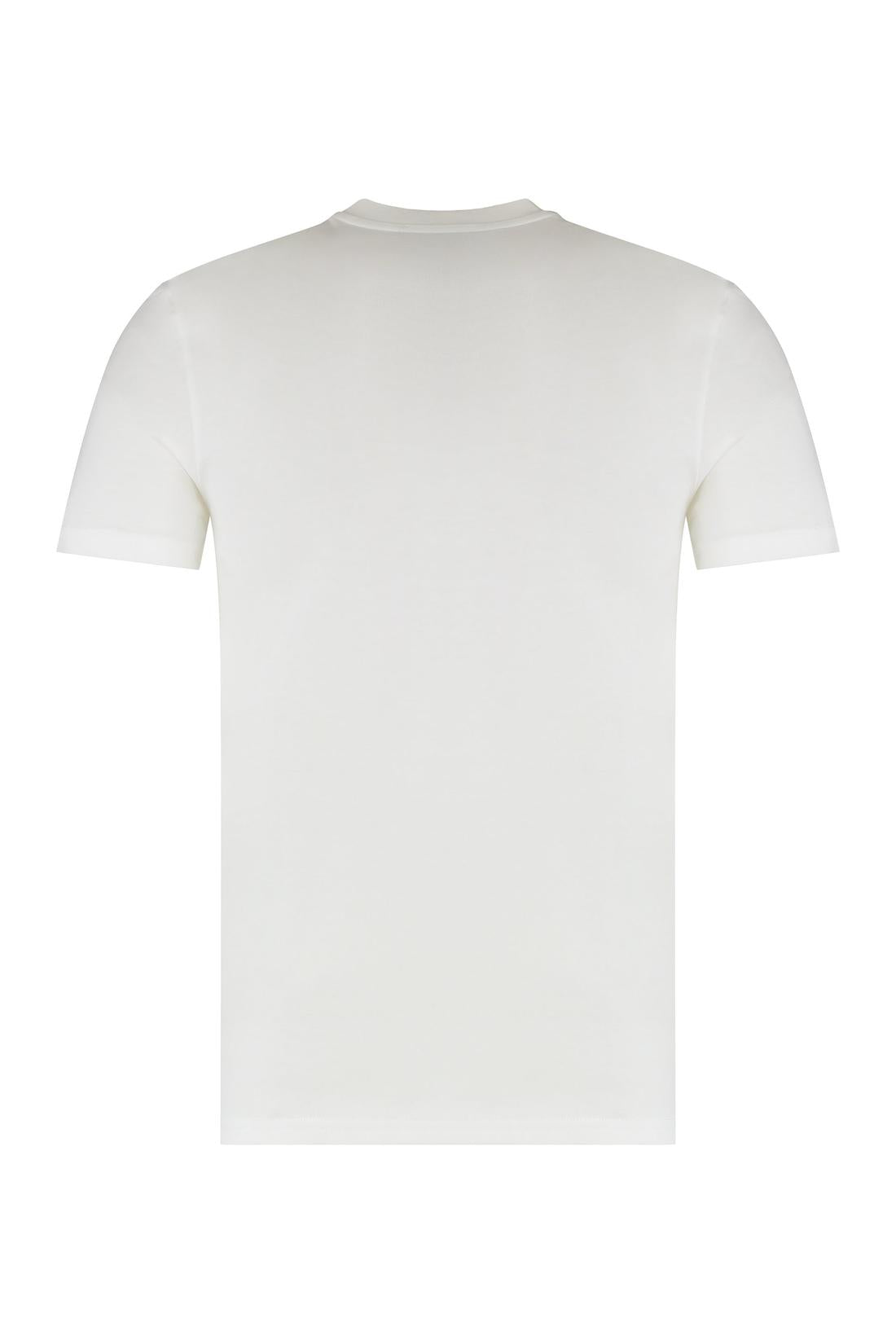 Moschino-OUTLET-SALE-Logo cotton t-shirt-ARCHIVIST