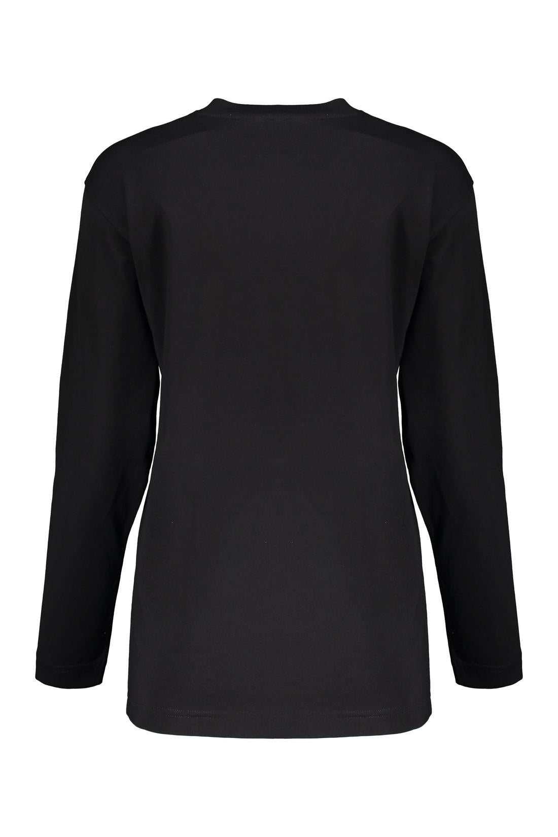 Moschino-OUTLET-SALE-Logo cotton t-shirt-ARCHIVIST