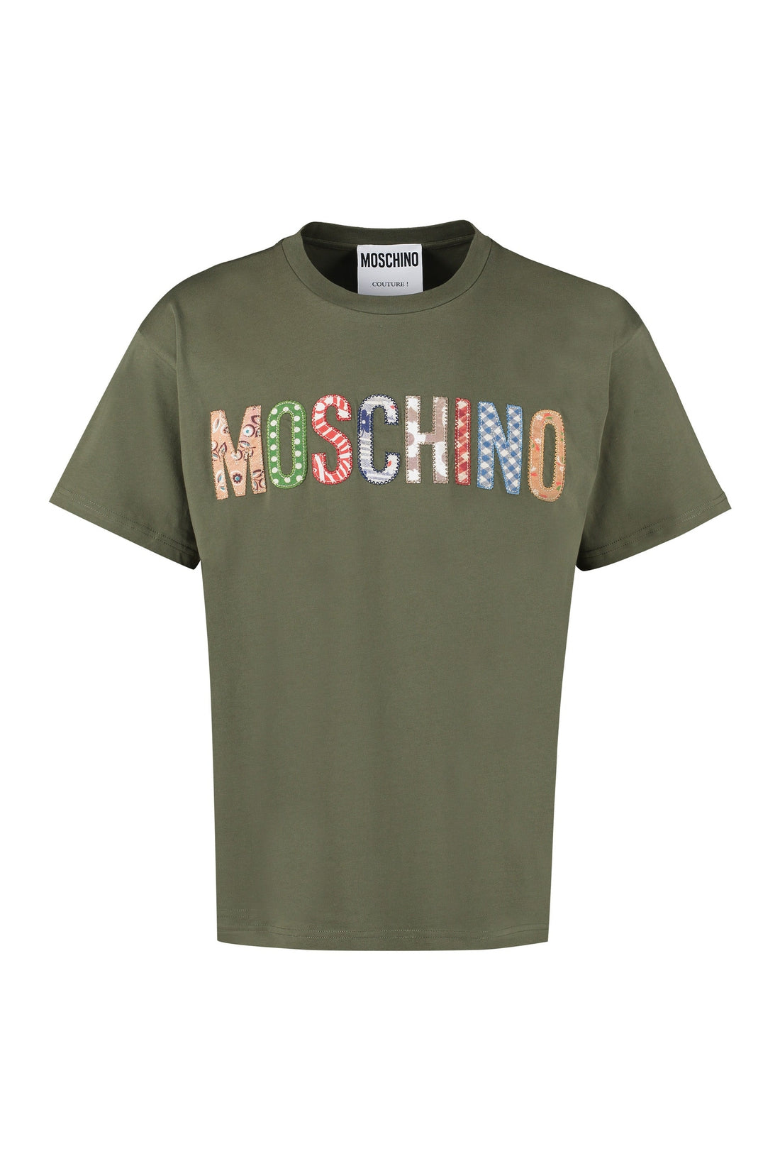Moschino-OUTLET-SALE-Logo cotton t-shirt-ARCHIVIST