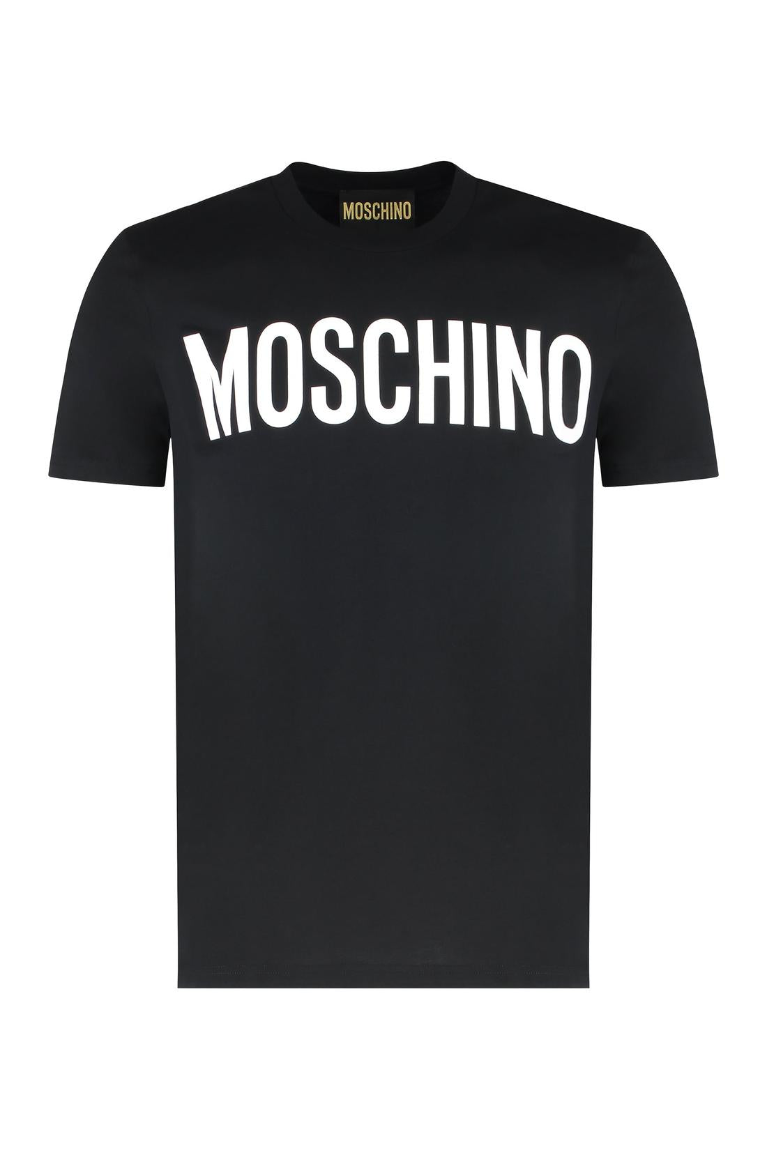 Moschino-OUTLET-SALE-Logo cotton t-shirt-ARCHIVIST