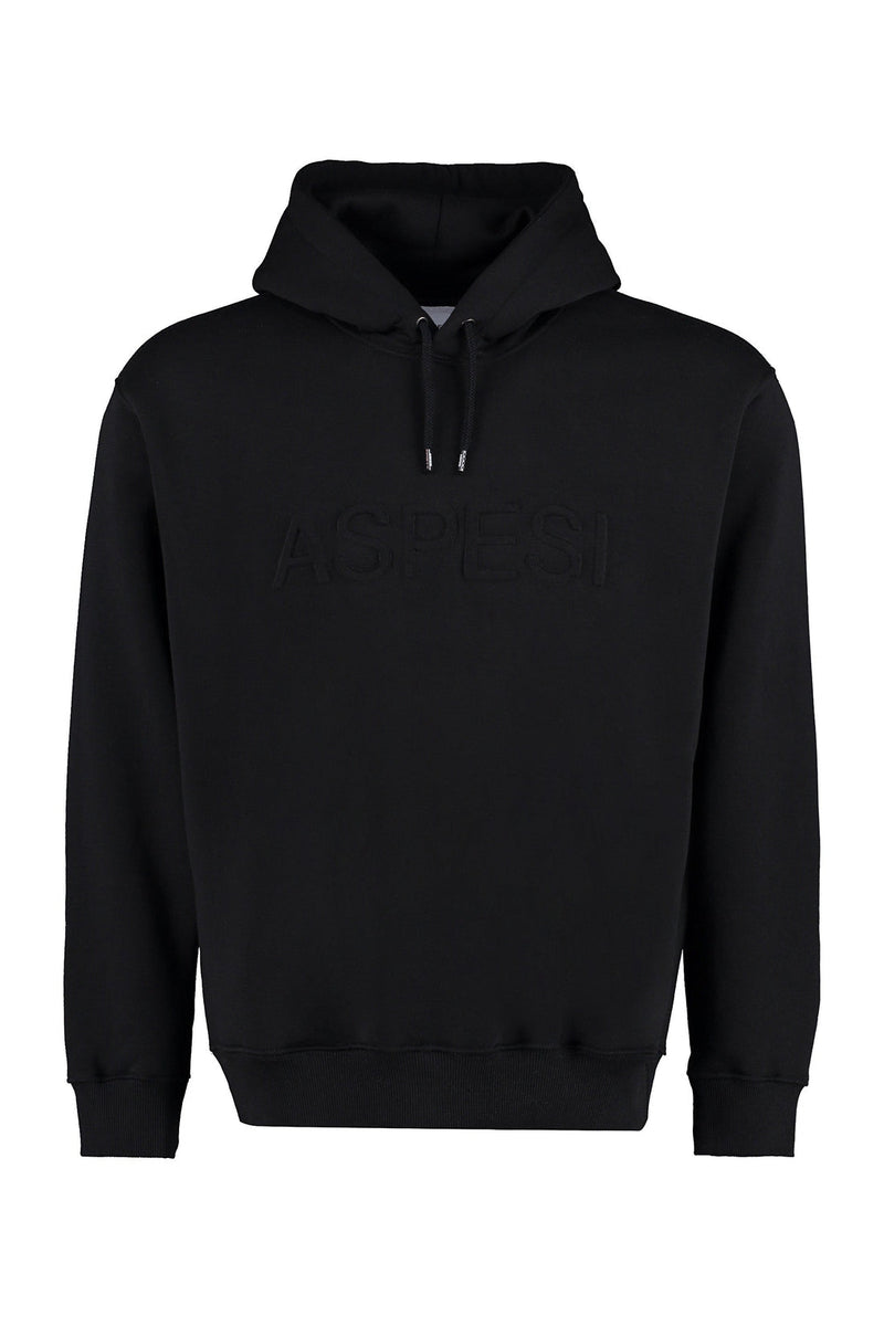 Aspesi-OUTLET-SALE-Logo detail cotton sweatshirt-ARCHIVIST