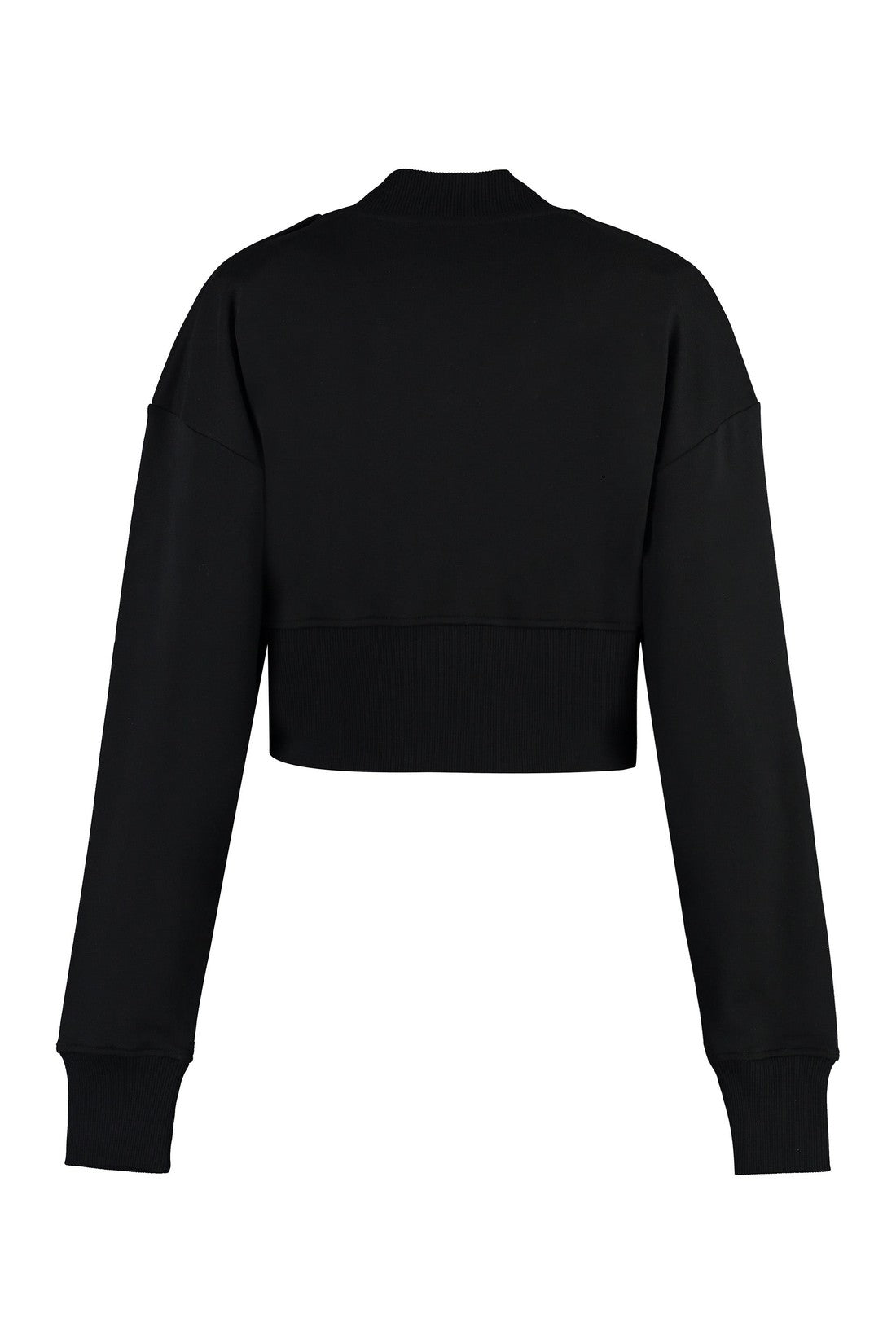 Balmain-OUTLET-SALE-Logo detail cotton sweatshirt-ARCHIVIST