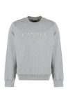Canali-OUTLET-SALE-Logo detail cotton sweatshirt-ARCHIVIST