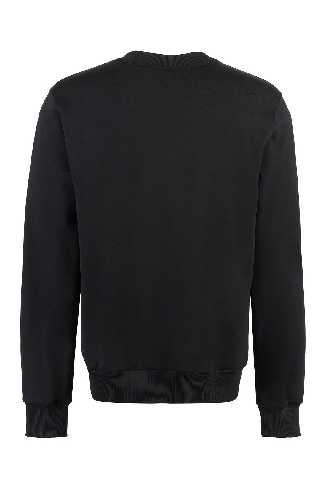 Dolce & Gabbana-OUTLET-SALE-Logo detail cotton sweatshirt-ARCHIVIST
