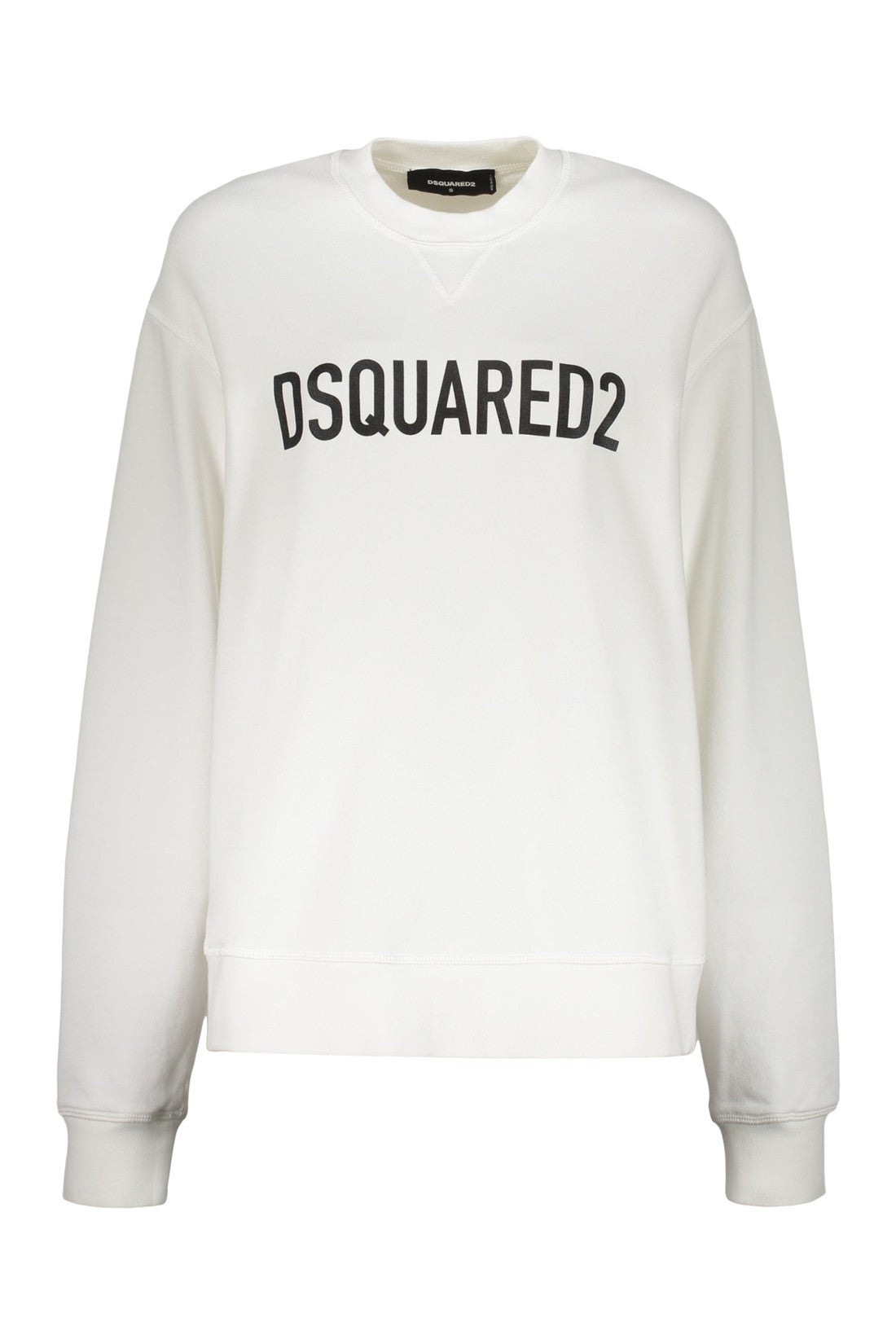 Dsquared2-OUTLET-SALE-Logo detail cotton sweatshirt-ARCHIVIST