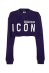 Dsquared2-OUTLET-SALE-Logo detail cotton sweatshirt-ARCHIVIST