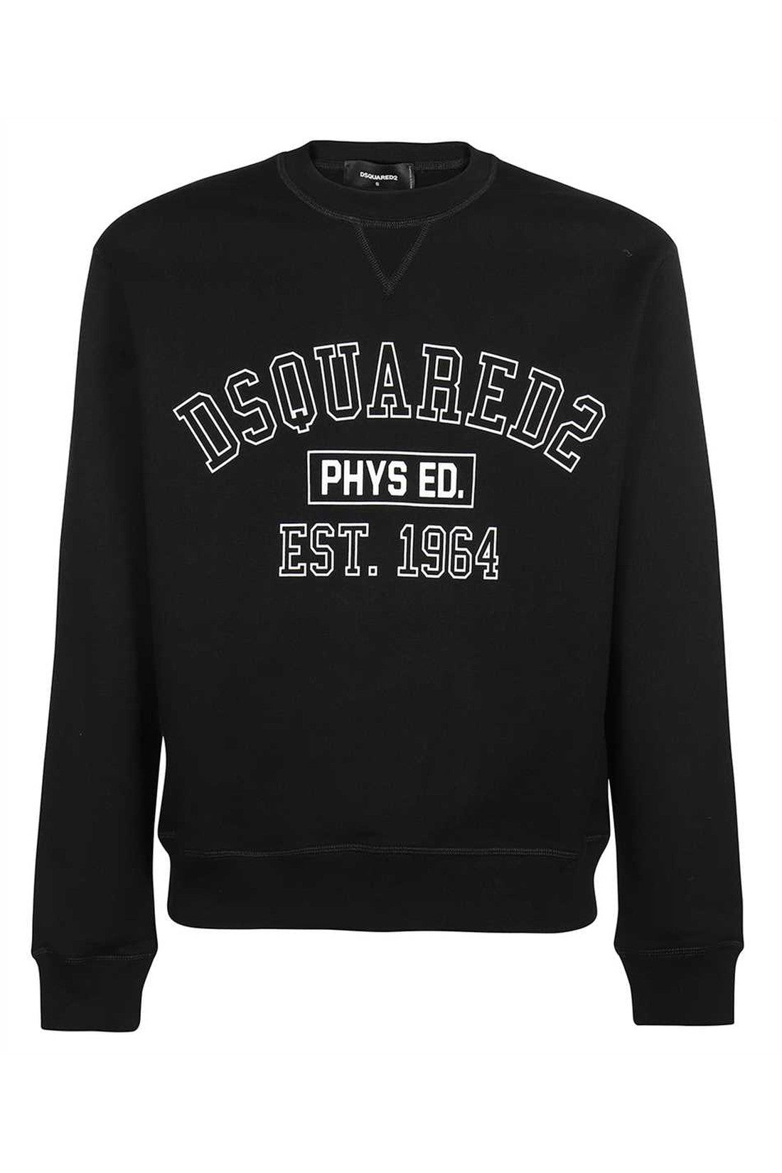 Dsquared2-OUTLET-SALE-Logo detail cotton sweatshirt-ARCHIVIST