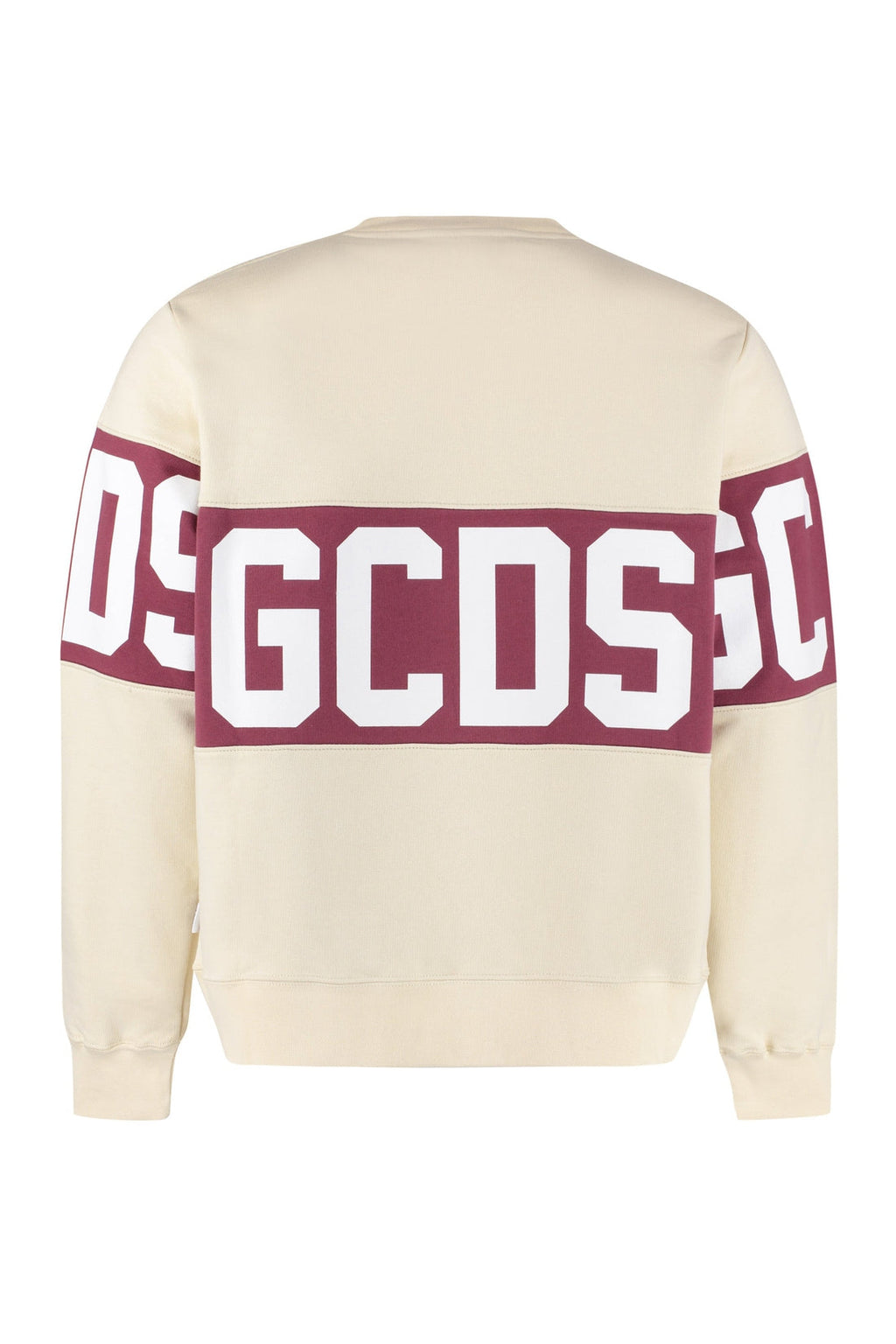 GCDS-OUTLET-SALE-Logo detail cotton sweatshirt-ARCHIVIST