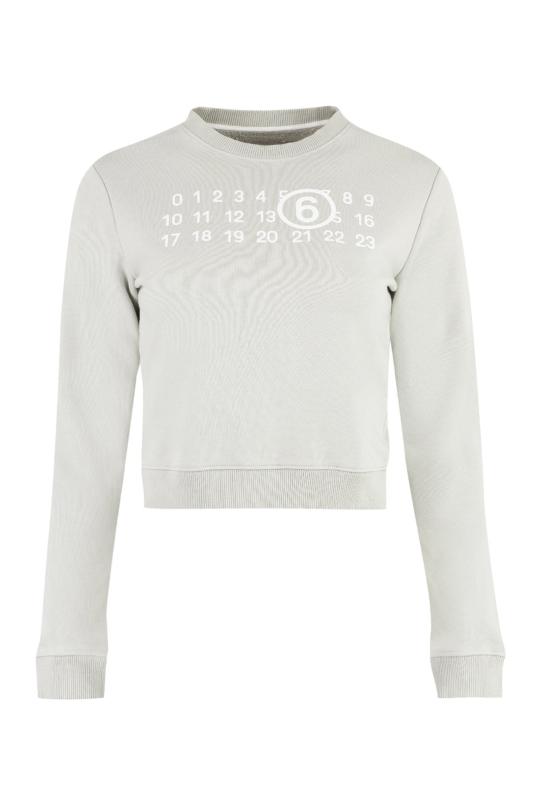 MM6 Maison Margiela-OUTLET-SALE-Logo detail cotton sweatshirt-ARCHIVIST