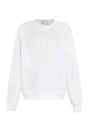 Tory Burch-OUTLET-SALE-Logo detail cotton sweatshirt-ARCHIVIST