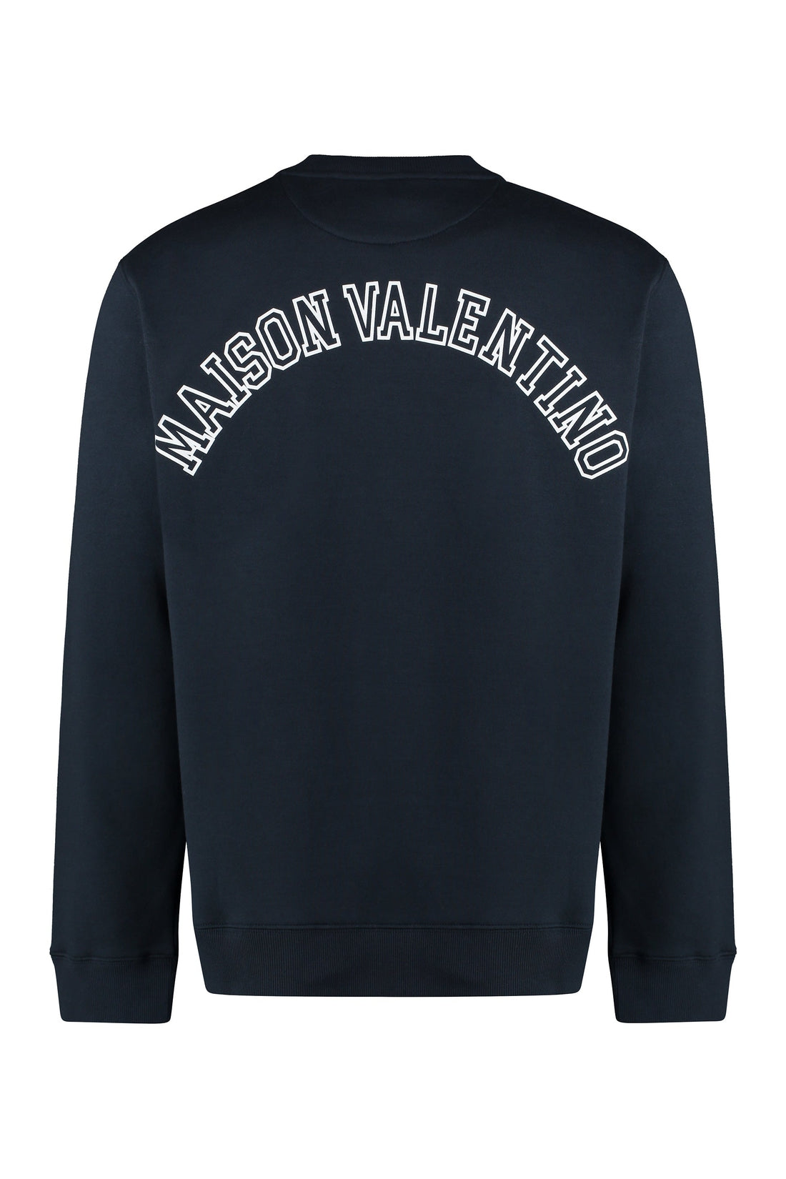 Valentino-OUTLET-SALE-Logo detail cotton sweatshirt-ARCHIVIST