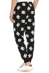 Dolce & Gabbana-OUTLET-SALE-Logo detail cotton track-pants-ARCHIVIST