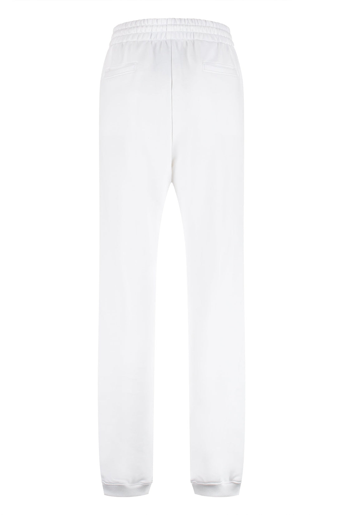 Moschino-OUTLET-SALE-Logo detail cotton track-pants-ARCHIVIST