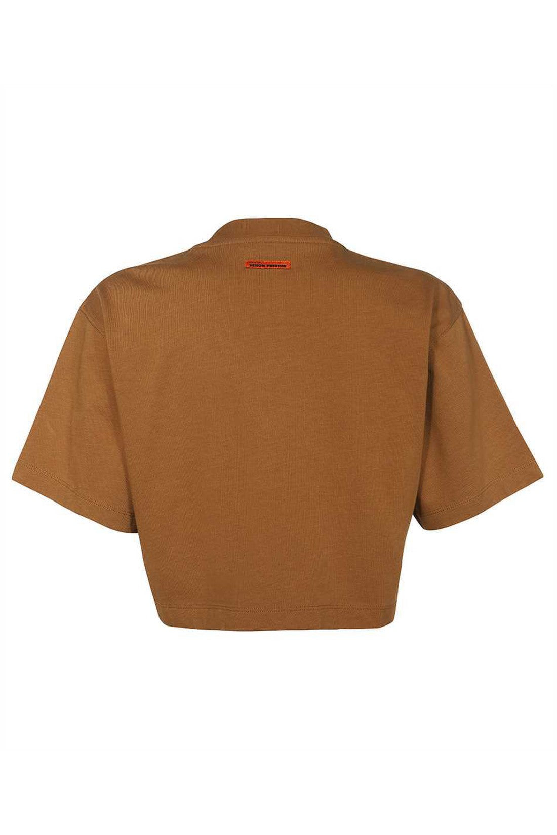 Heron Preston-OUTLET-SALE-Logo detail cropped t-shirt-ARCHIVIST