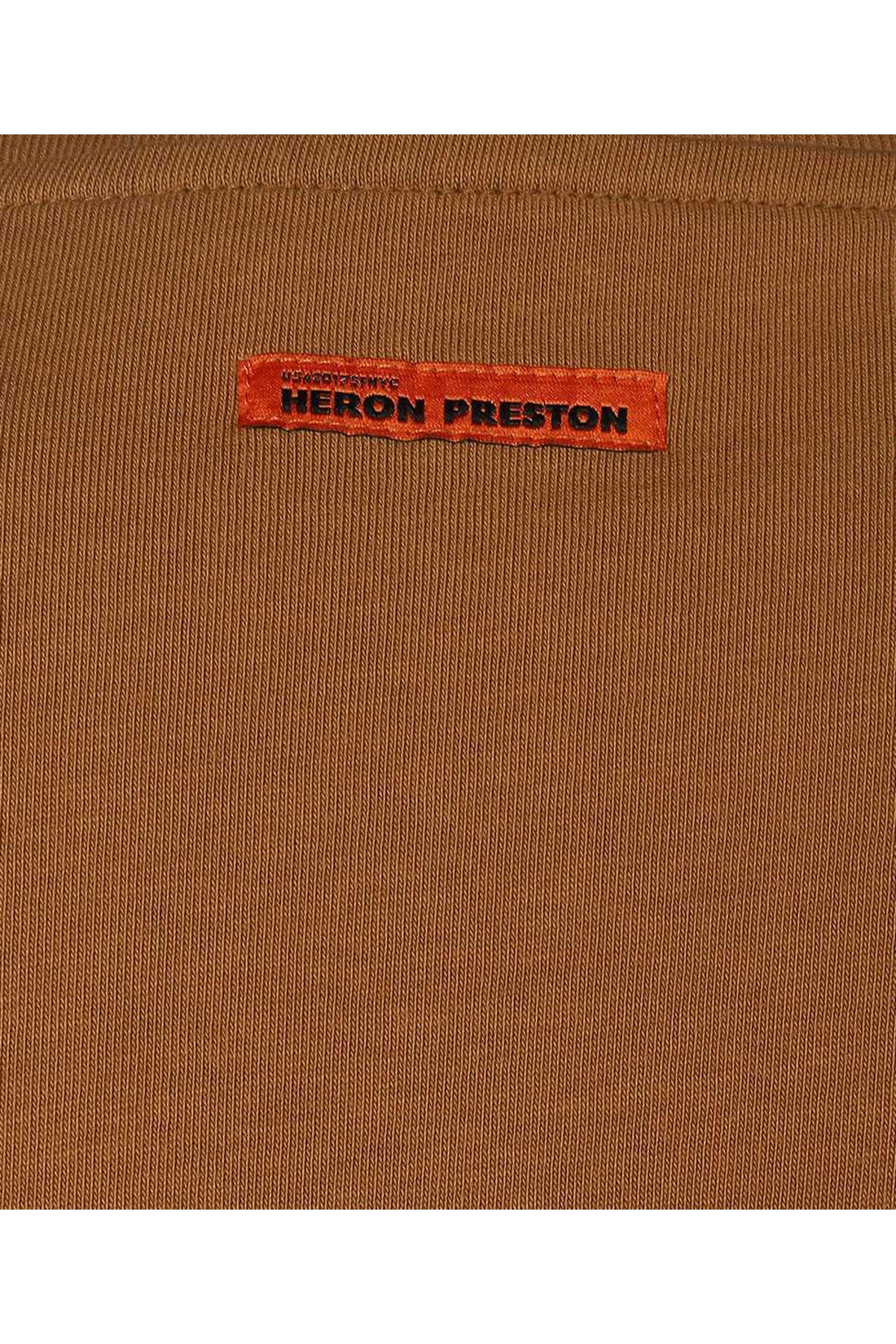 Heron Preston-OUTLET-SALE-Logo detail cropped t-shirt-ARCHIVIST