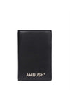 AMBUSH-OUTLET-SALE-Logo detail leather card holder-ARCHIVIST