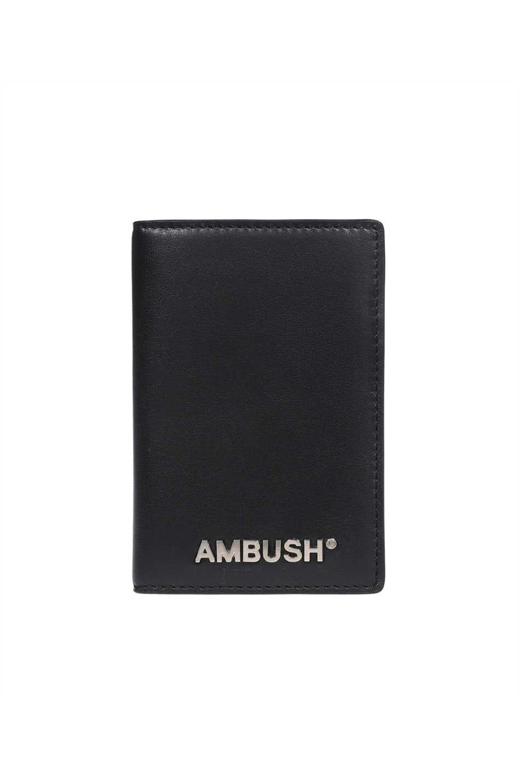 AMBUSH-OUTLET-SALE-Logo detail leather card holder-ARCHIVIST
