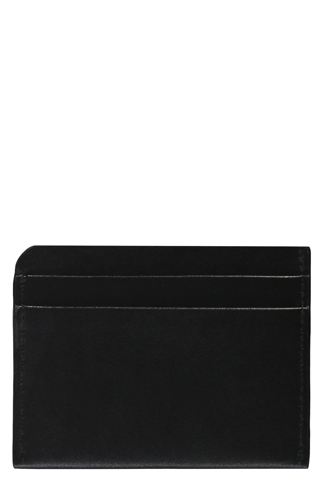 Dries Van Noten-OUTLET-SALE-Logo detail leather card holder-ARCHIVIST