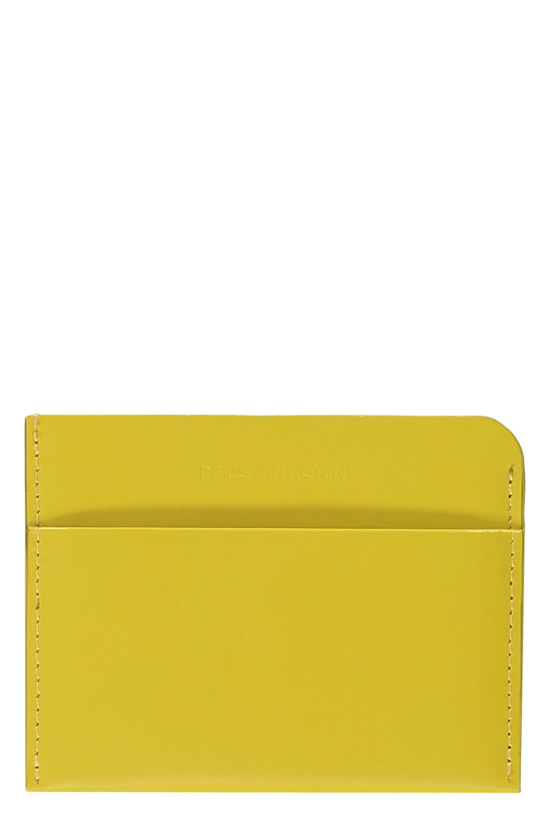 Dries Van Noten-OUTLET-SALE-Logo detail leather card holder-ARCHIVIST