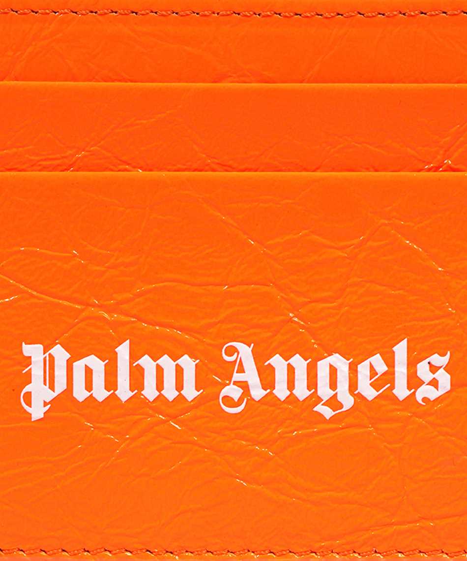 Palm Angels-OUTLET-SALE-Logo detail leather card holder-ARCHIVIST