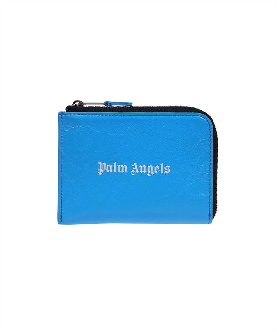 Palm Angels-OUTLET-SALE-Logo detail leather card holder-ARCHIVIST