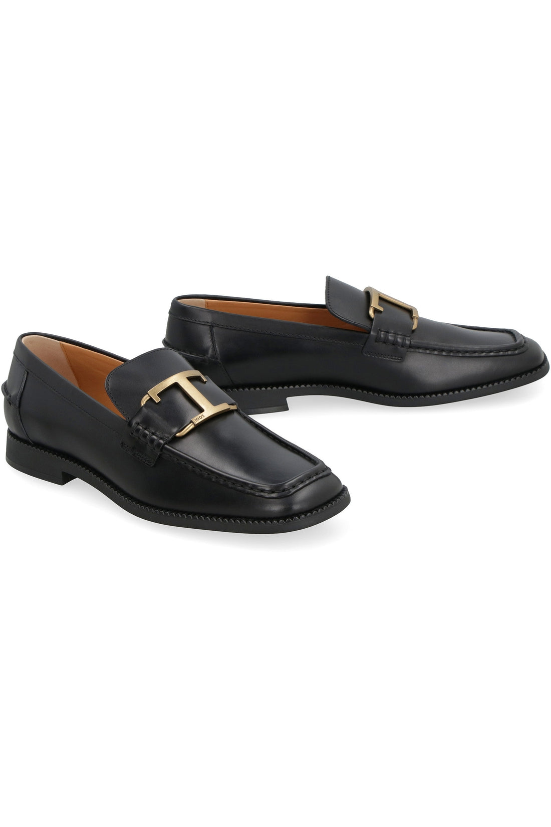 Tod's-OUTLET-SALE-Logo detail leather loafers-ARCHIVIST