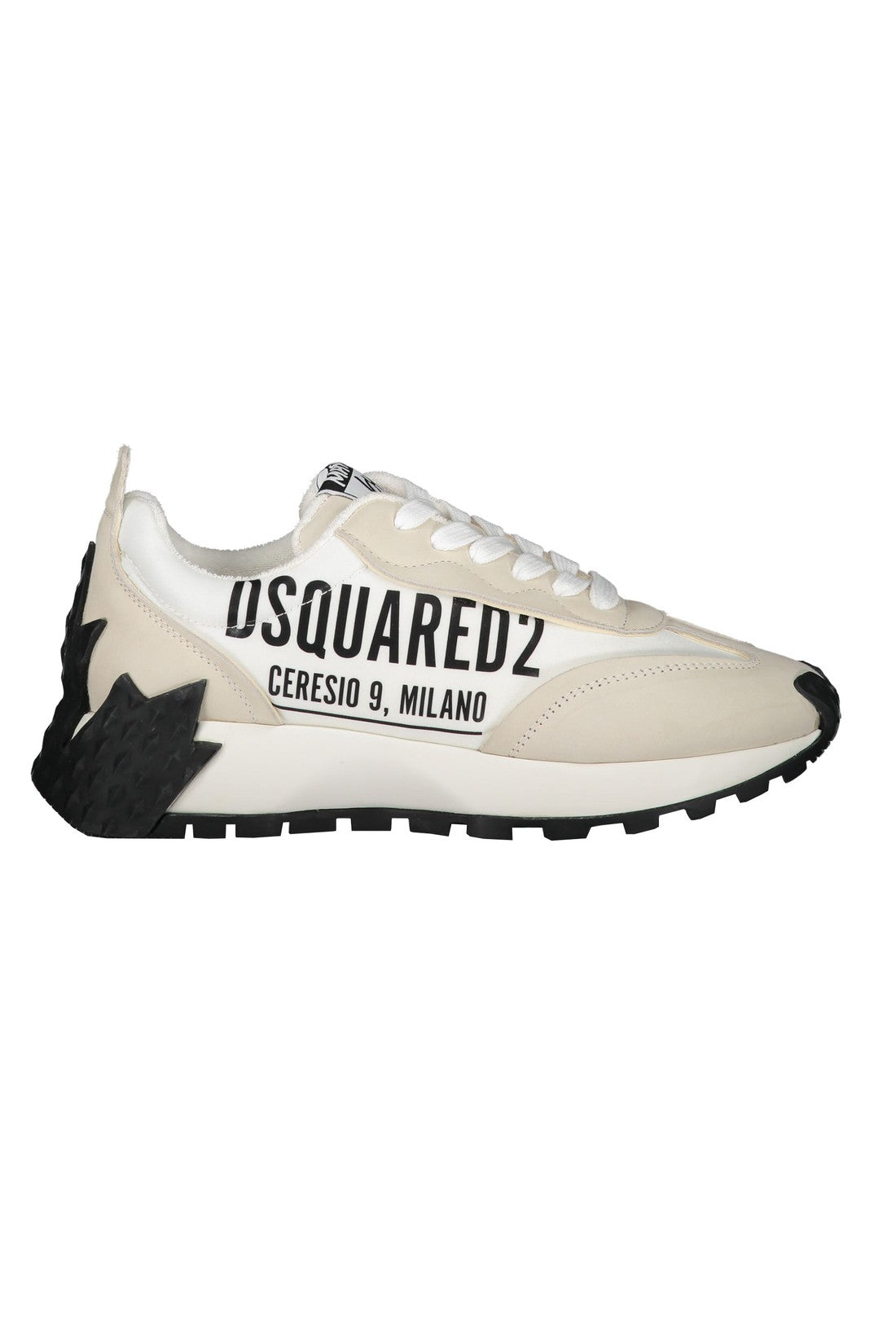 Dsquared2-OUTLET-SALE-Logo detail leather sneakers-ARCHIVIST