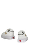 Love Moschino-OUTLET-SALE-Logo detail leather sneakers-ARCHIVIST