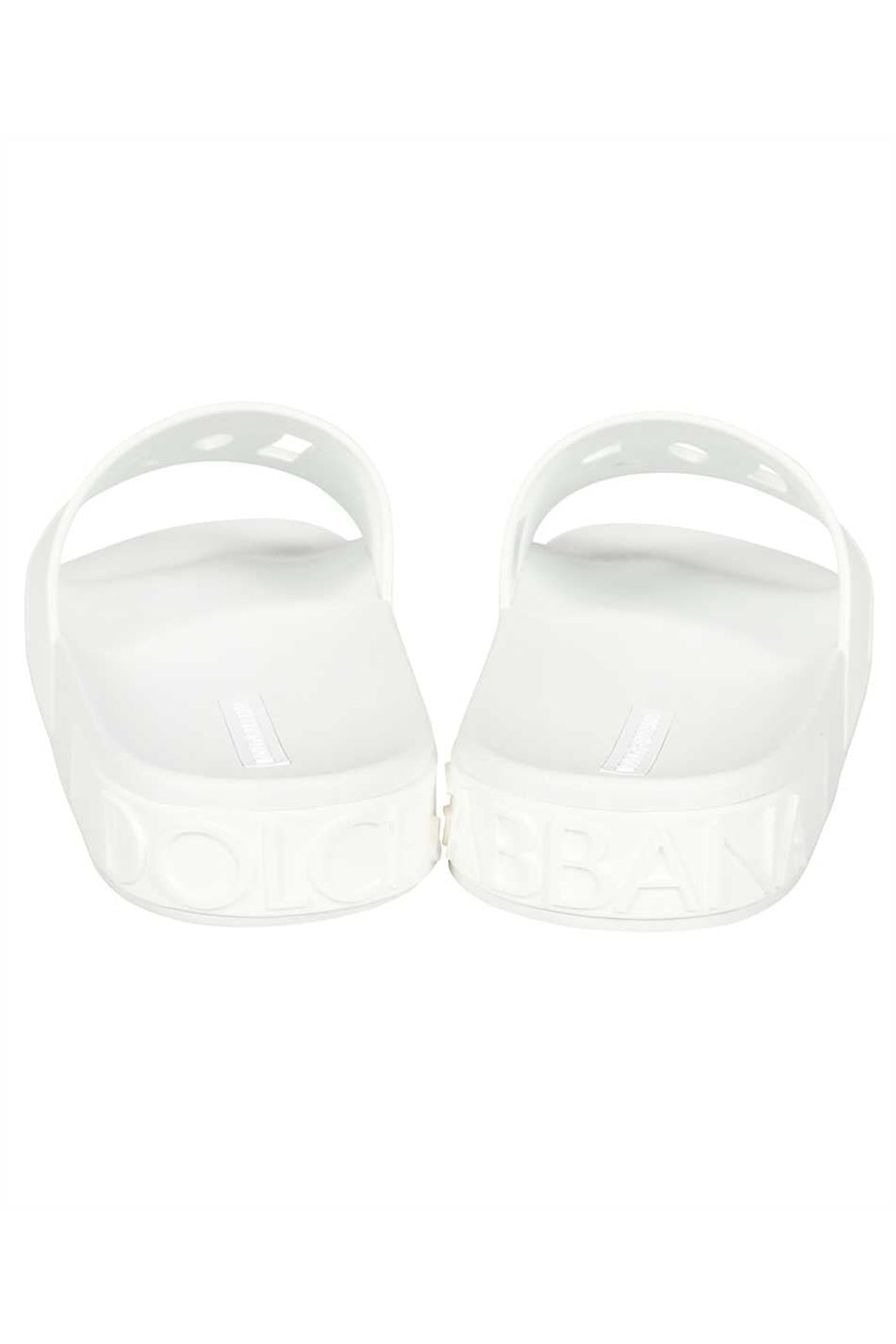 Dolce & Gabbana-OUTLET-SALE-Logo detail rubber slides-ARCHIVIST