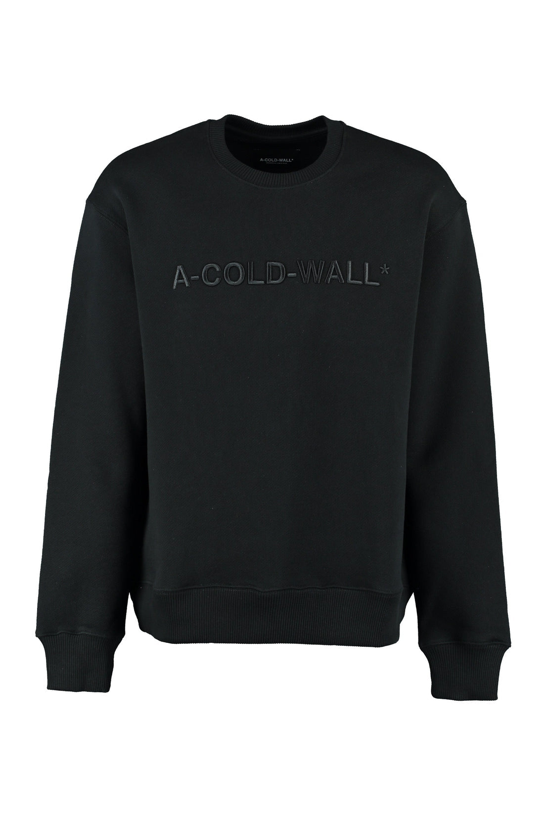 A-COLD-WALL*-OUTLET-SALE-Logo embroidered cotton sweatshirt-ARCHIVIST