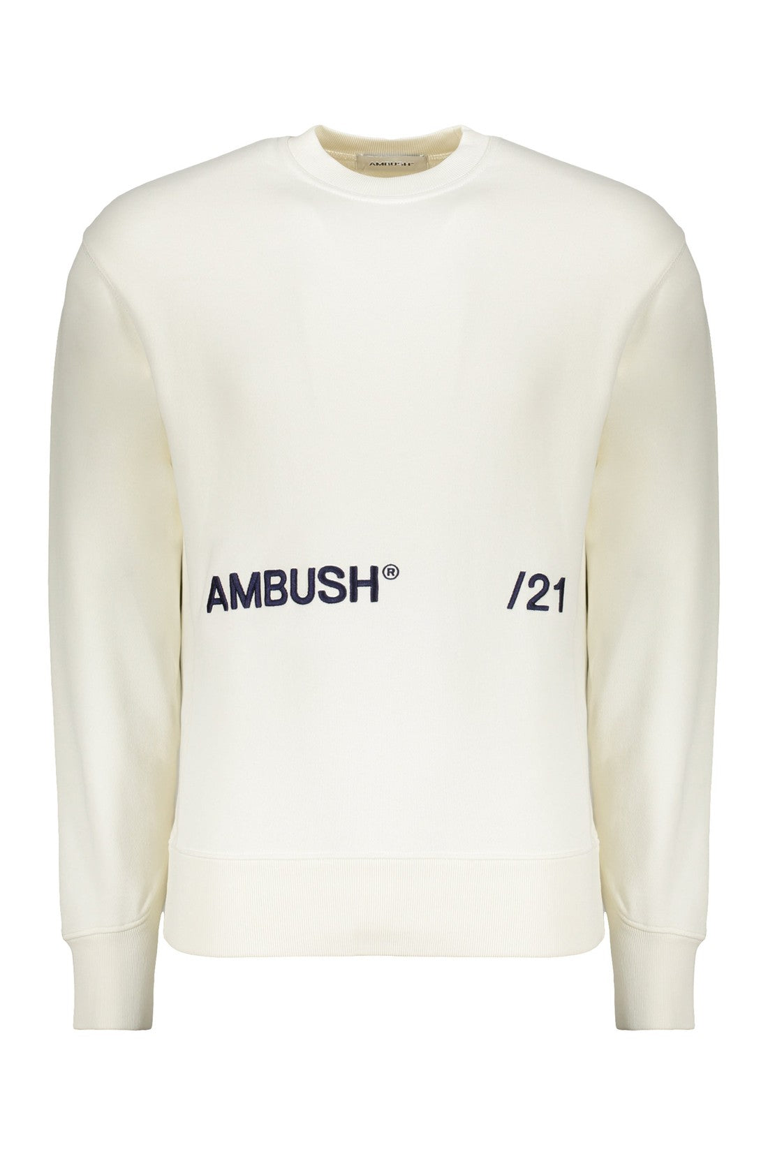 AMBUSH-OUTLET-SALE-Logo embroidered cotton sweatshirt-ARCHIVIST