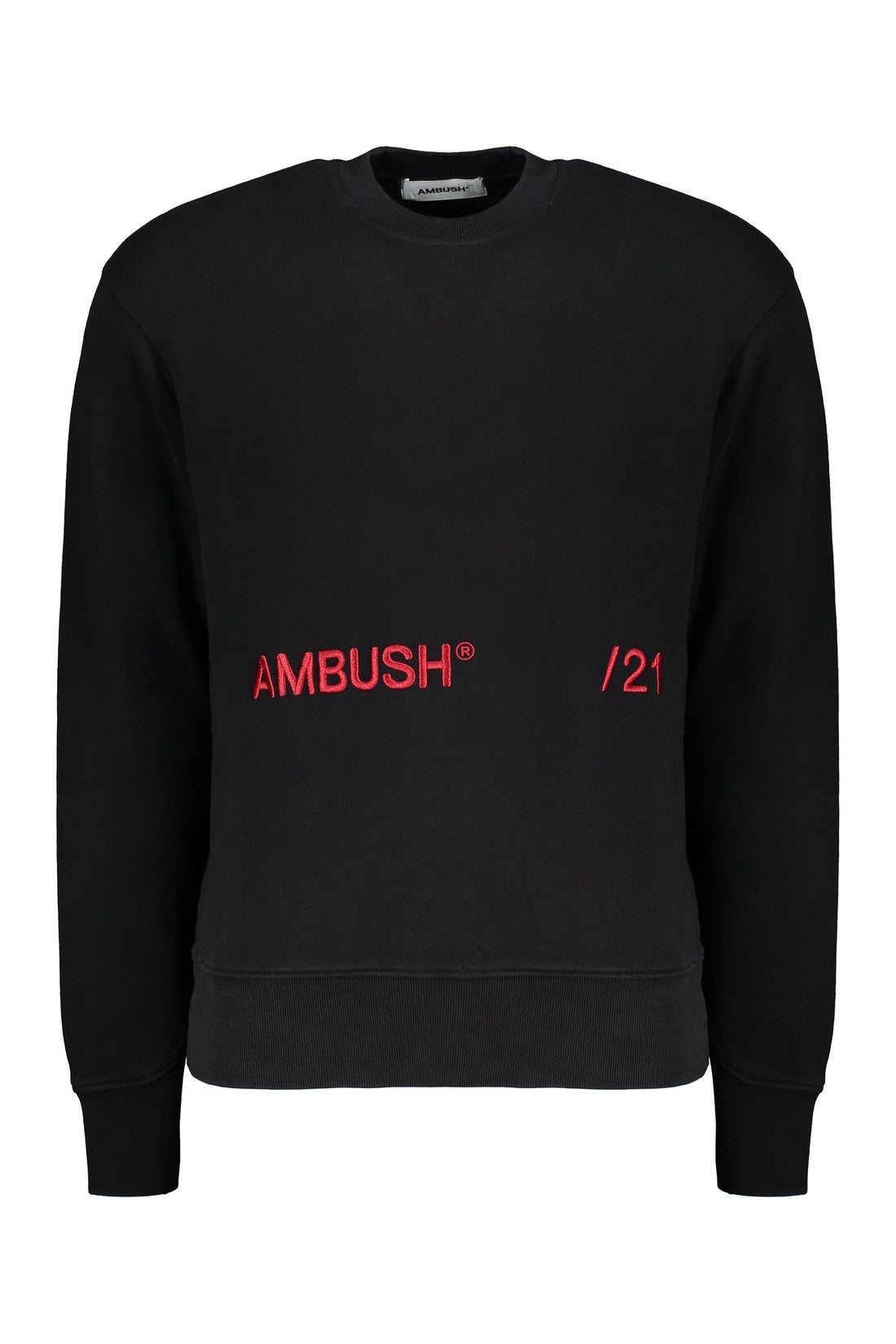 AMBUSH-OUTLET-SALE-Logo embroidered cotton sweatshirt-ARCHIVIST