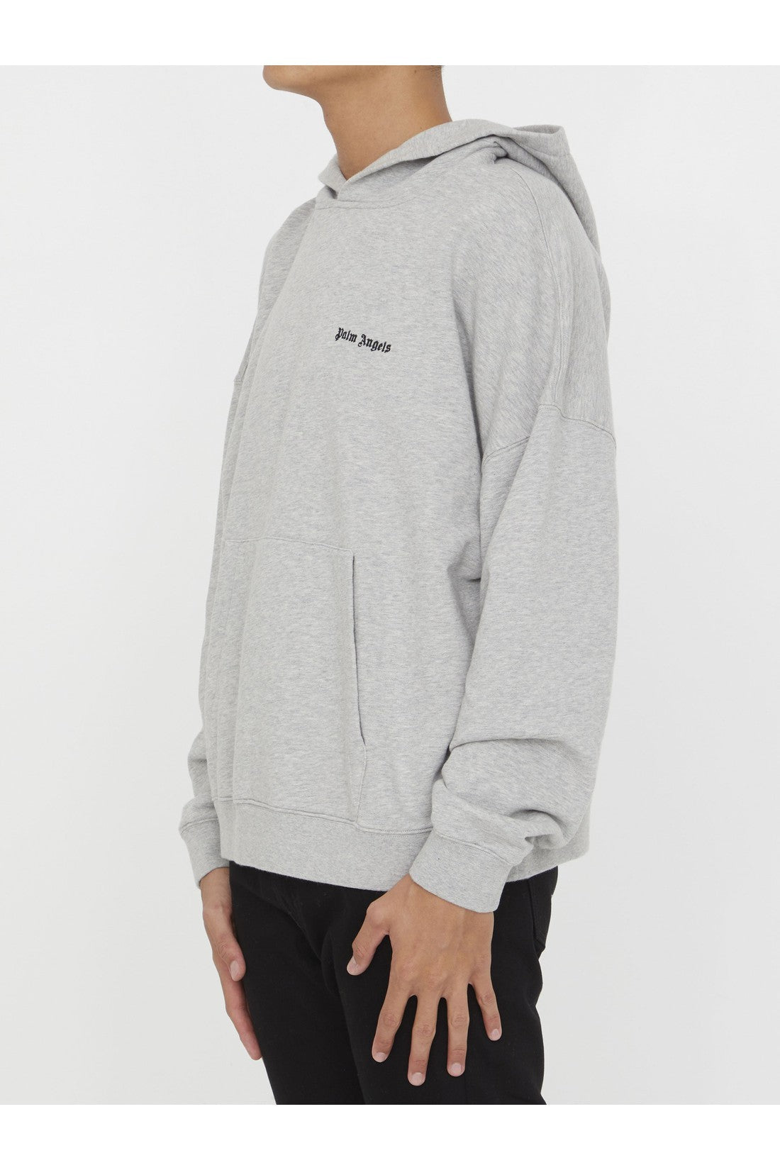 Palm Angels-OUTLET-SALE-Logo hoodie-ARCHIVIST