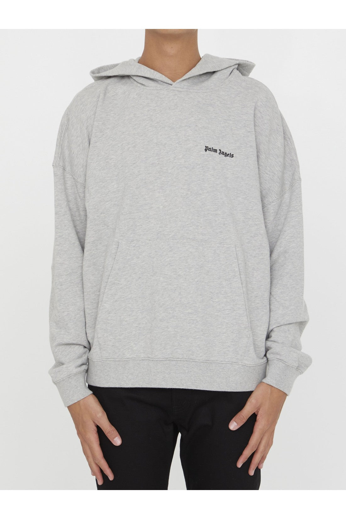 Palm Angels-OUTLET-SALE-Logo hoodie-ARCHIVIST