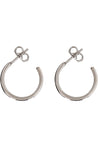 MM6 Maison Margiela-OUTLET-SALE-Logo hoop earrings-ARCHIVIST