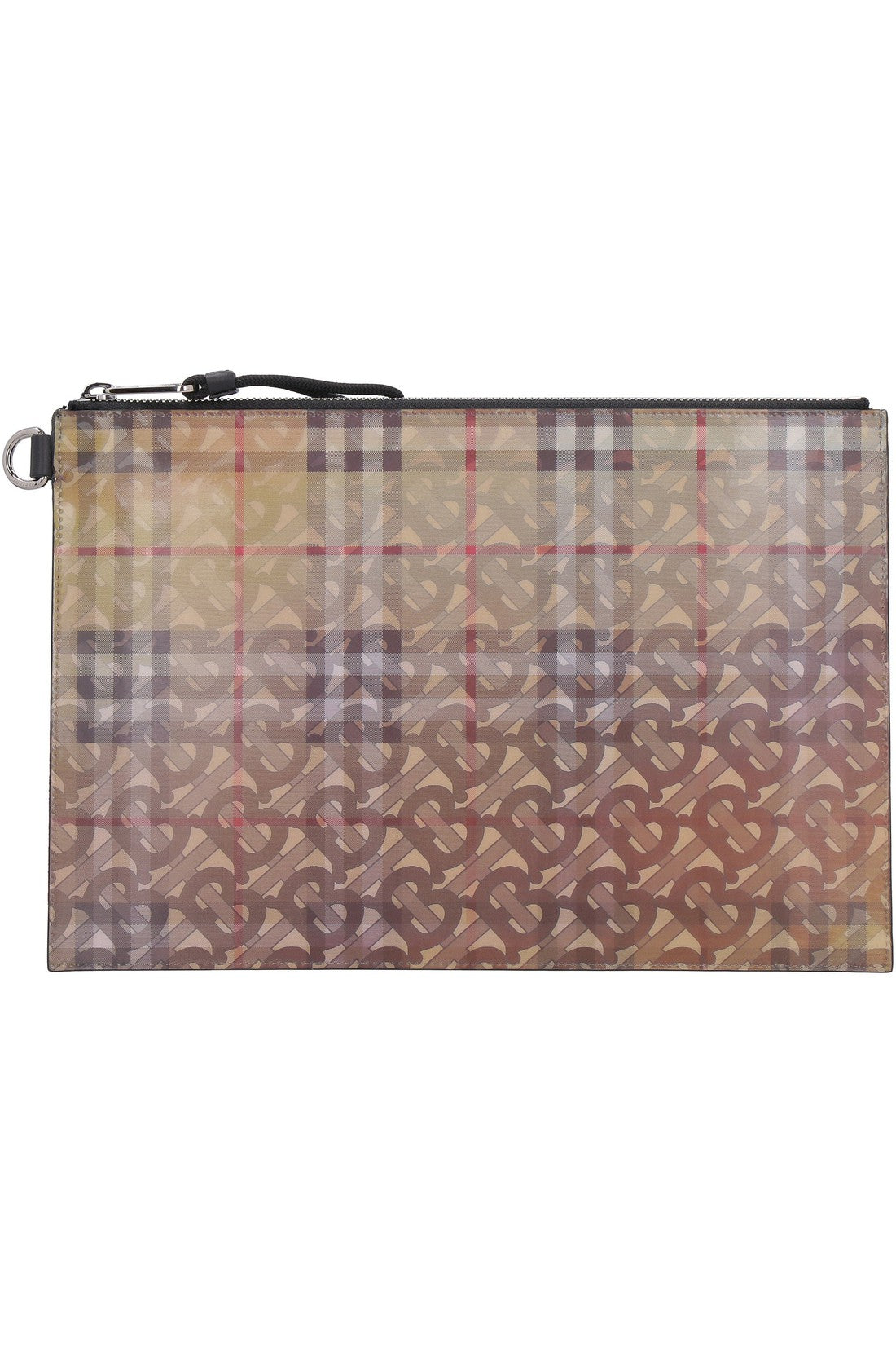 Burberry-OUTLET-SALE-Logo print flat pouch-ARCHIVIST