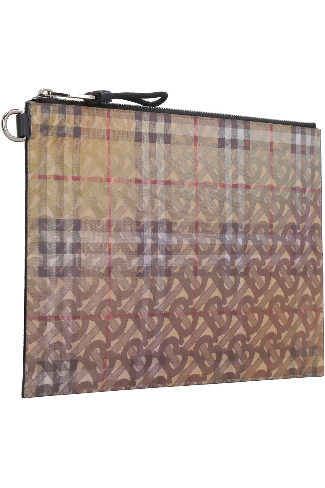 Burberry-OUTLET-SALE-Logo print flat pouch-ARCHIVIST