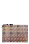 Burberry-OUTLET-SALE-Logo print flat pouch-ARCHIVIST