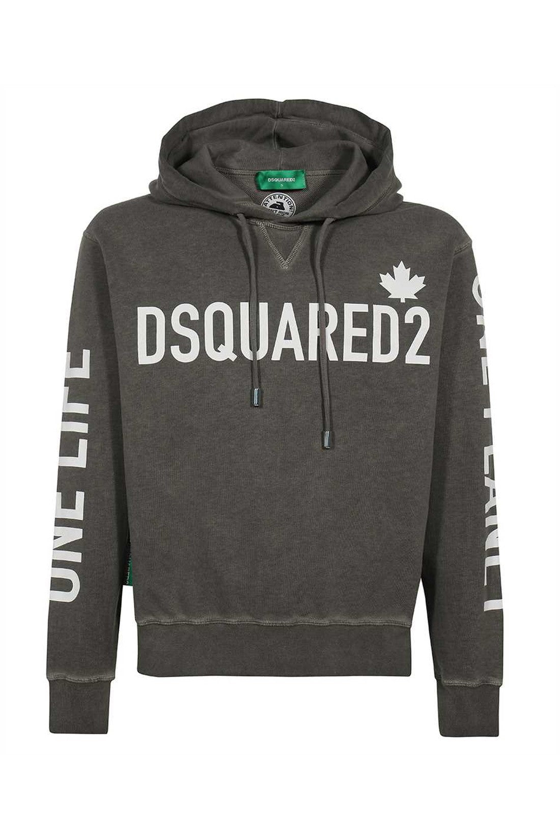 Dsquared2-OUTLET-SALE-Logo print hoodie-ARCHIVIST