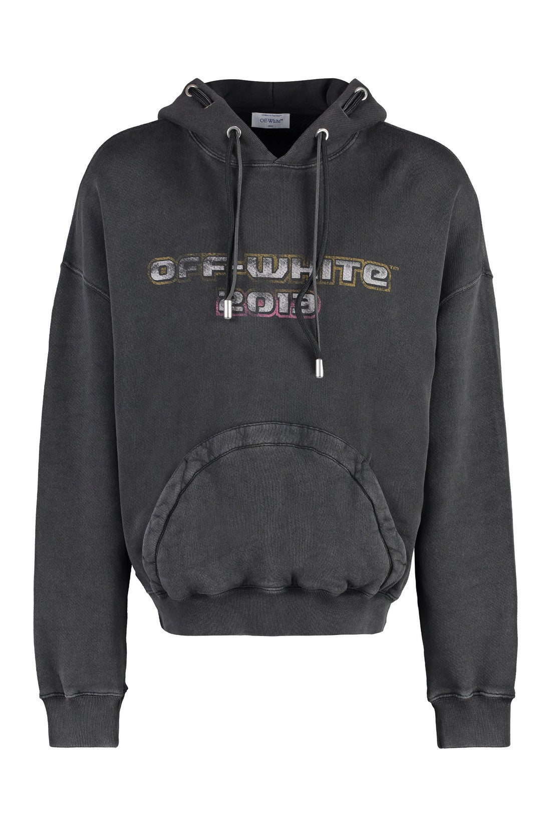 Off-White-OUTLET-SALE-Logo print hoodie-ARCHIVIST