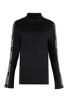 Logo print long sleeve top-Shirts-Wolford-L-SCHWARZ-IM-SALE-ARCHIVIST